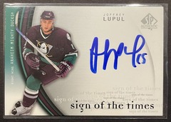 2005-06 SP Authentic Sign of the Times Joffrey Lupul #LU Auto